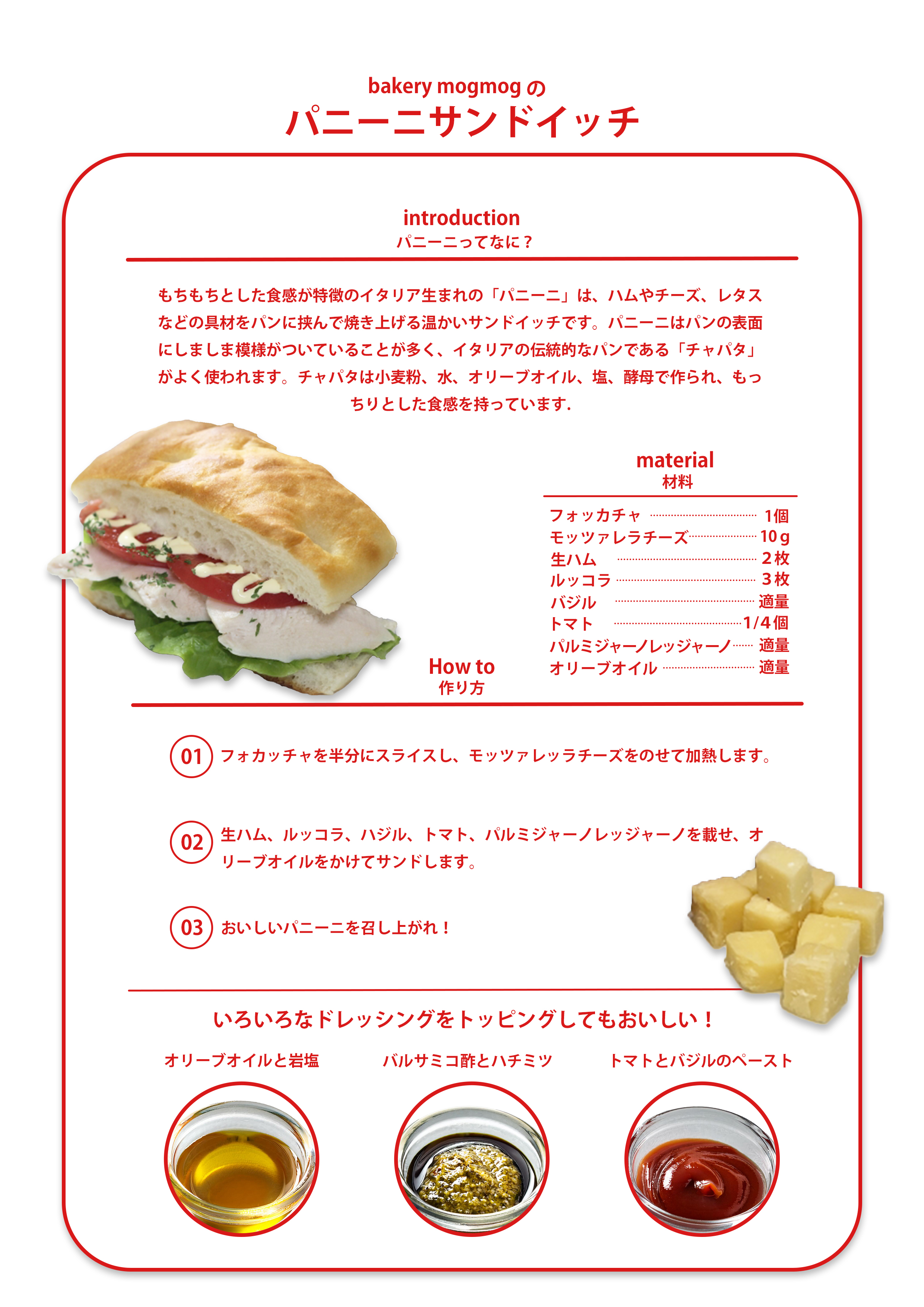 パニーニレシピ